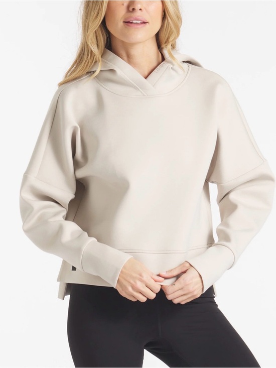 Unrl Tops - UNRL Women's Cream Hoodie Sweatshirt